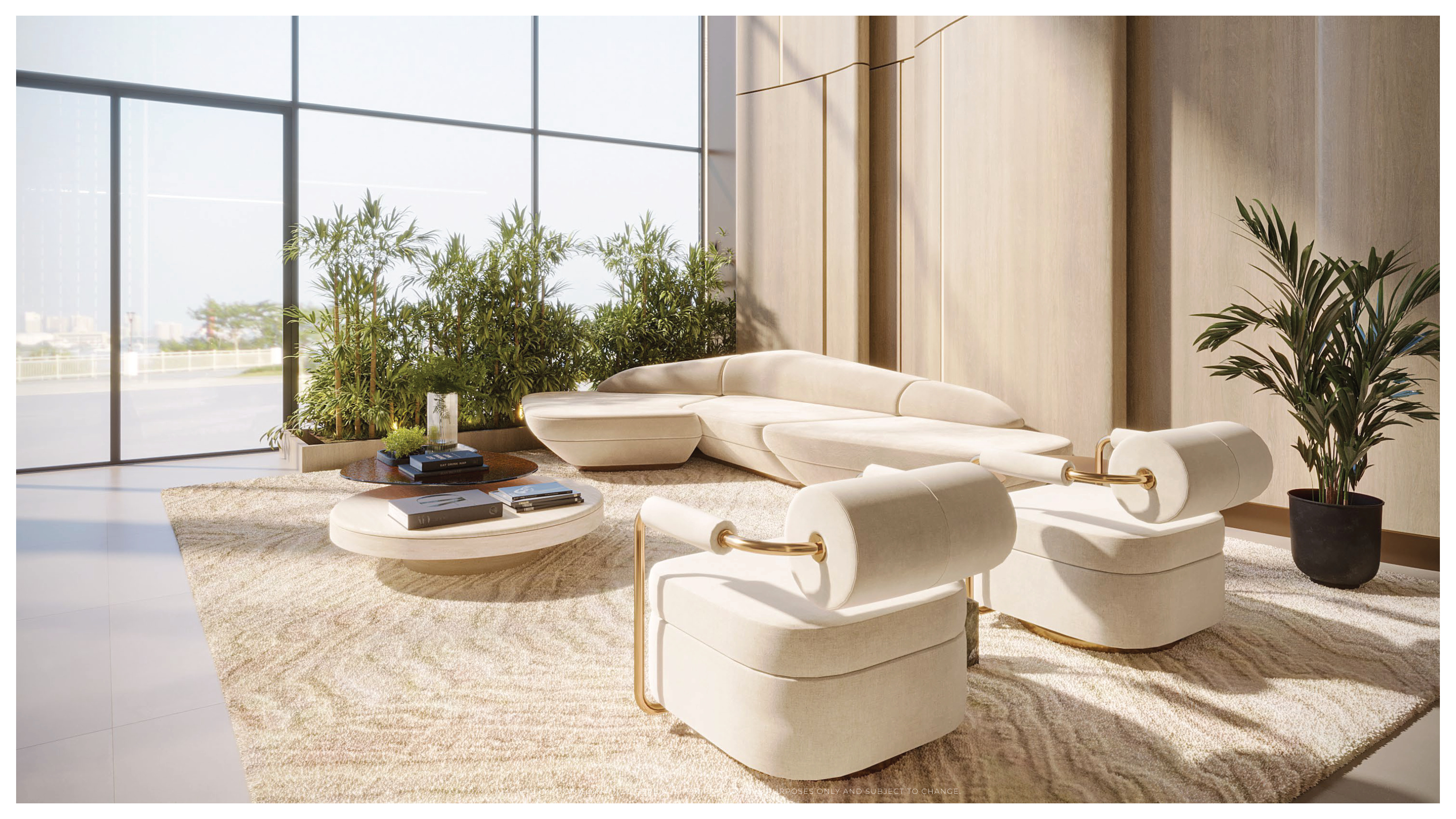 Light-filled contemporary interior at Gardens 2