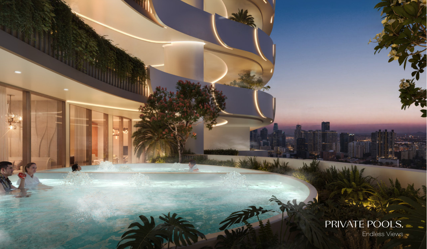 Private pool residence at Weybridge Gardens 4